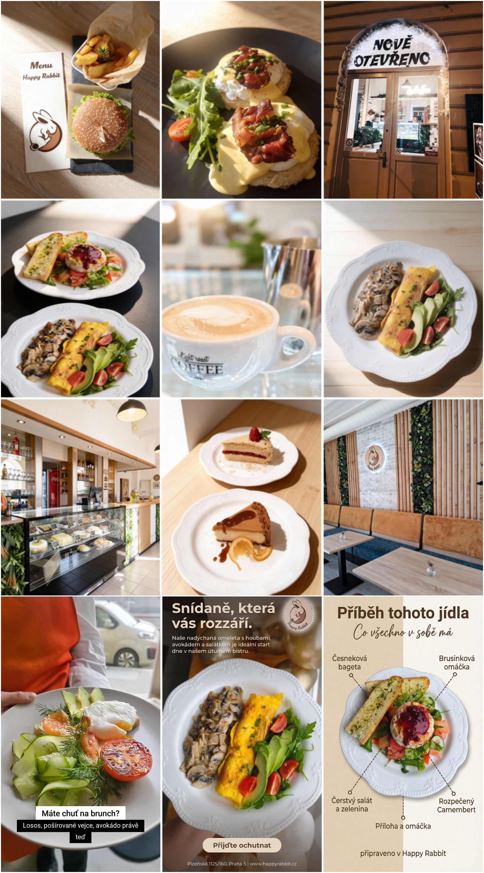 Ukázka 12 příspěvků pro sociální sítě